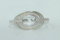 LINKS OF LONDON Ladies Aurora 925 Gold Vermeil Loop Statement Bangle NEW RRP275