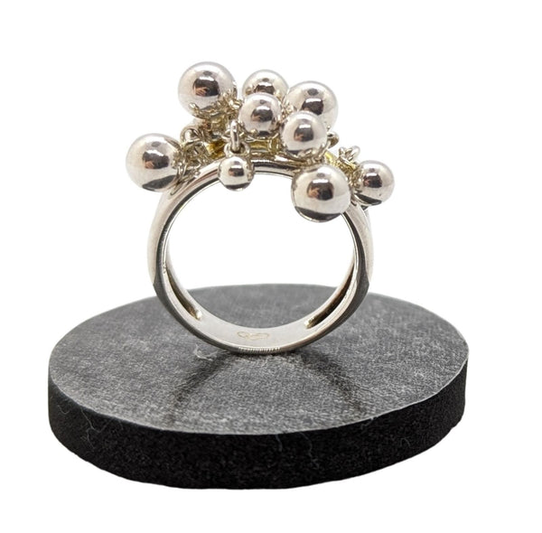 LINKS OF LONDON Effervescence Bubble Cocktail Ring Sterling Silver UK M RRP225