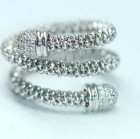 LINKS OF LONDON Ladies Sterling Silver Star Dust Wrap Toggle Ring N NEW RRP150