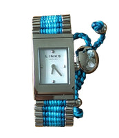 LINKS OF LONDON Friendship Watch Blue Toggle Cord Sterling Silver RRP150