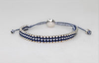 LINKS OF LONDON Ladies Friendship Mini Ascot 925 Navy Blue Bracelet NEW RRP125