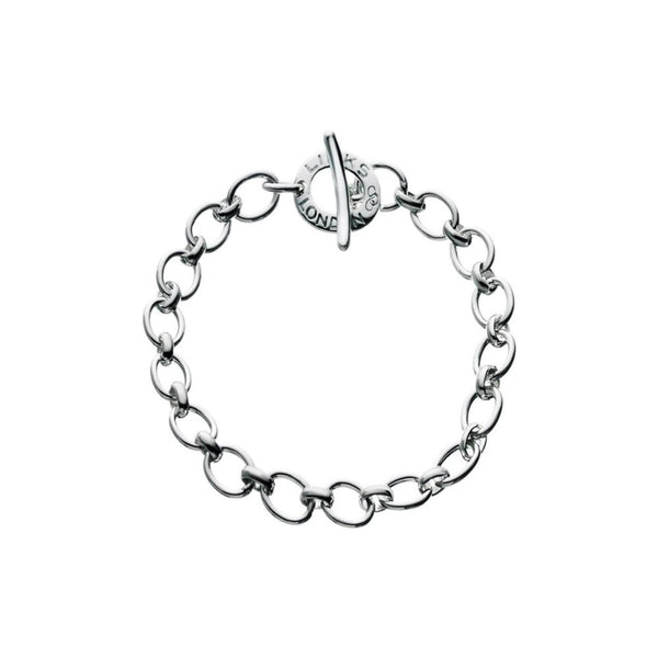 LINKS OF LONDON Ladies Essentials 925 Link Engraved T Bar Bracelet NEW RRP225