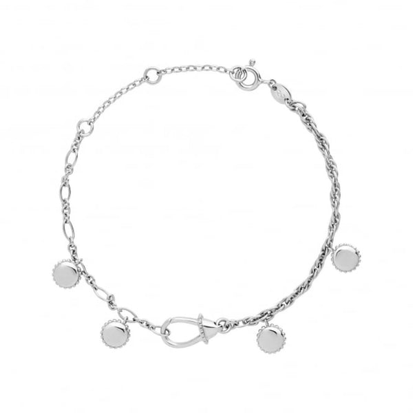 LINKS OF LONDON Ladies Amulet Sterling Silver Pendant Bracelet RRP110 NEW