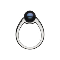 LINKS OF LONDON Effervescence Pearl Ring Grey Sterling Silver UK L RRP200