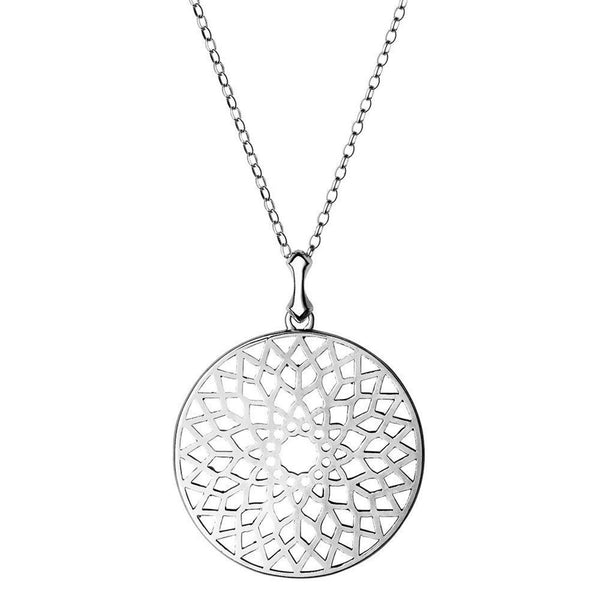 LINKS OF LONDON Ladies Timeless Large Sterling Silver S925 Pendant Necklace NEW