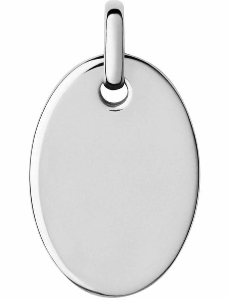 LINKS OF LONDON Narrative Small Oval Disc Sterling Silver Pendant NEW RRP90