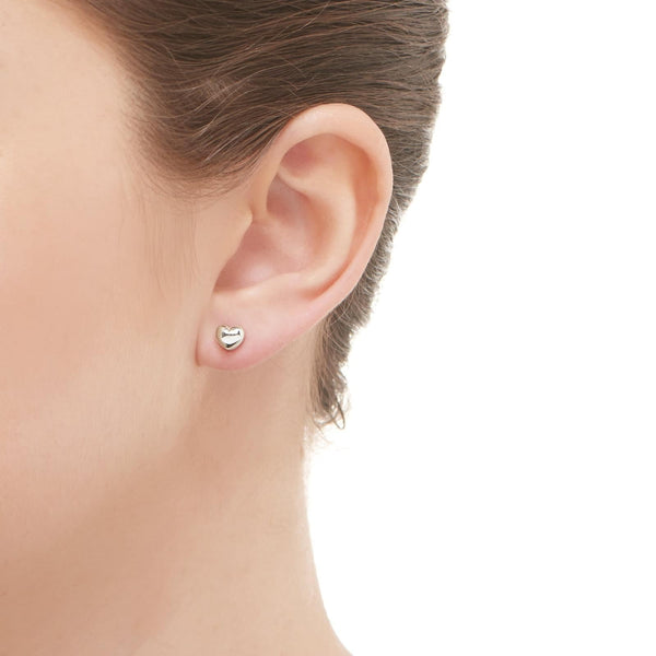 LINKS OF LONDON Ladies Essentials Sterling Silver Heart Baby Stud Earrings NEW