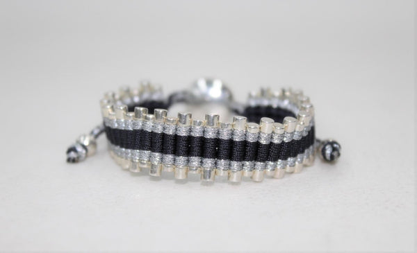 LINKS OF LONDON Ladies Friendship 925 Black Pewter Cord Bracelet NEW RRP200
