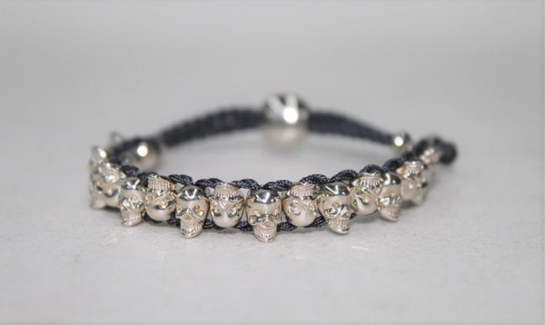 Skull bracelet links hot sale of london