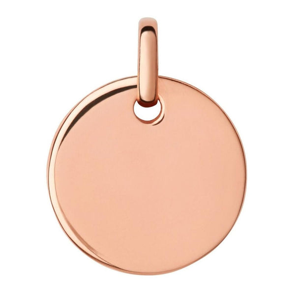 LINKS OF LONDON Ladies Rose Gold Vermeil Rnd Narrative Disc Pendant NEW RRP132