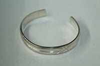 LINKS OF LONDON Men's Sterling Silver Union Jack Bangle Bracelet L NEW RRP310