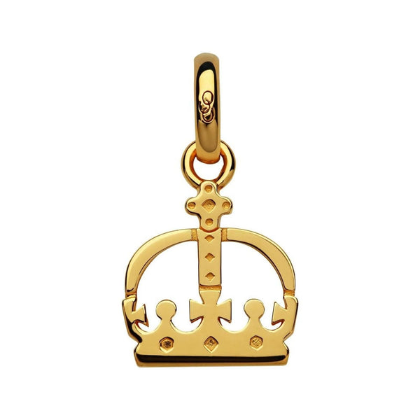 LINKS OF LONDON Ascot Crown Charm 18K Yellow Gold Vermeil S-Silver NEW RRP90