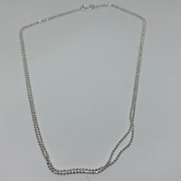 LINKS OF LONDON Ladies Silver Necklace Chain New-Ball 85mm NEW RRP175