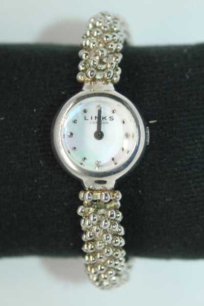 LINKS OF LONDON Ladies Effervescence Star St. Steel Watch White M NEW RRP310