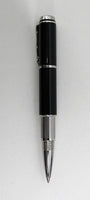 LINKS OF LONDON Black/Sliver Tone Inverse Rollerball Retractable Pen NEW