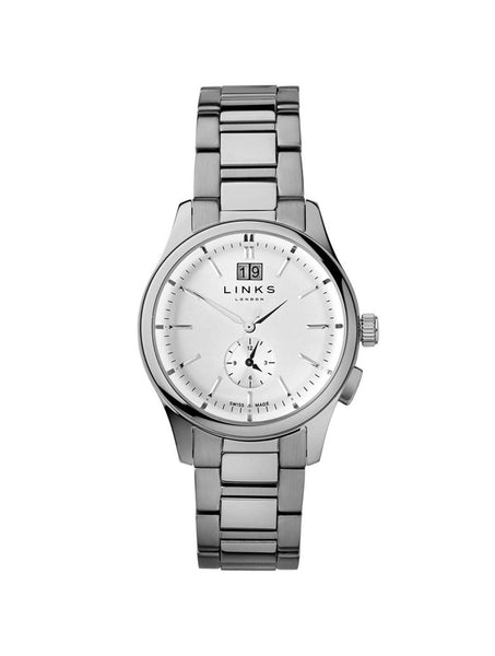 LINKS OF LONDON Men's Regent L Stainless Steel Bracelet Watch RRP550 NEW