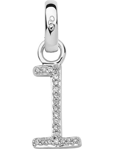 LINKS OF LONDON Alphabet L Letter Charm Sterling Silver Diamond RRP140 NEW
