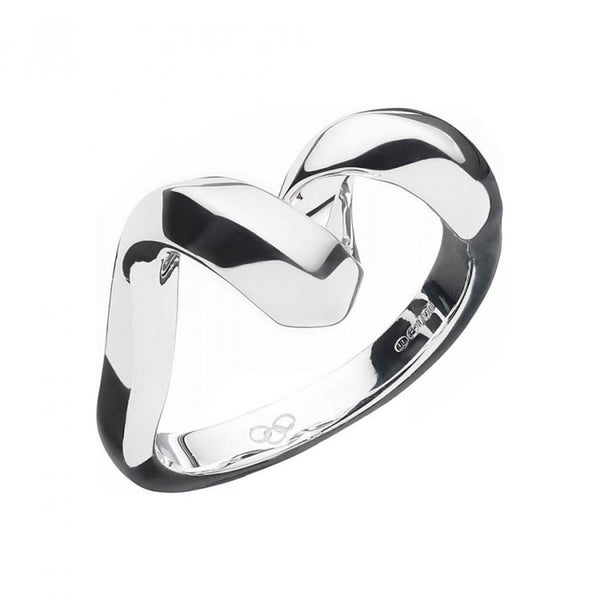 LINKS OF LONDON Ladies Entwine Sterling Silver Twisted Ring Size P BNWT RRP100
