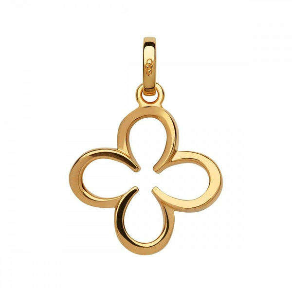 LINKS OF LONDON Sterling Silver 18ct Gold Vermeil Ascot Clover Charm NEW RRP70
