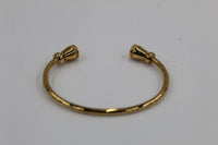 LINKS OF LONDON 18ct Yellow Gold Vermeil Amulet Cuff Bracelet M RRP280 NEW