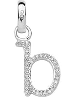 LINKS OF LONDON Alphabet B Letter Charm Sterling Silver Diamond RRP140 NEW