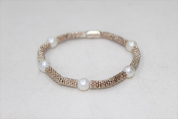 LINKS OF LONDON Ladies Effervescence Star White Pearl XS Bracelet NEW RRP250