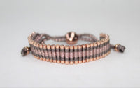 LINKS OF LONDON Friendship Rose Gold Vermeil Mink Copper Bracelet NEW RRP250
