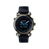 LINKS OF LONDON Men's Black Blue Digital Driver Dashboard Watch RRP850 NEW