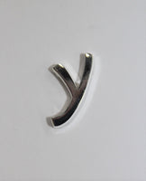 LINKS OF LONDON Silver Plated Lower Case 'y' Decorative Fridge Magnet NEW RRP45