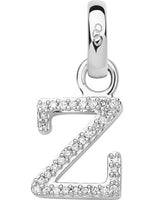 LINKS OF LONDON Alphabet Letter Z Diamond Charm Sterling Silver RRP140 NEW