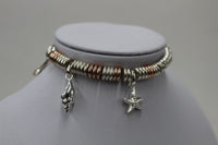 LINKS OF LONDON Ladies Silver Sweetie Bracelet With Beach Charms RRP425 NEW