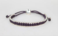 LINKS OF LONDON Ladies Friendship Mini 925 Dark Purple Bracelet NEW RRP175